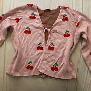 Cute Cherry Cardigan